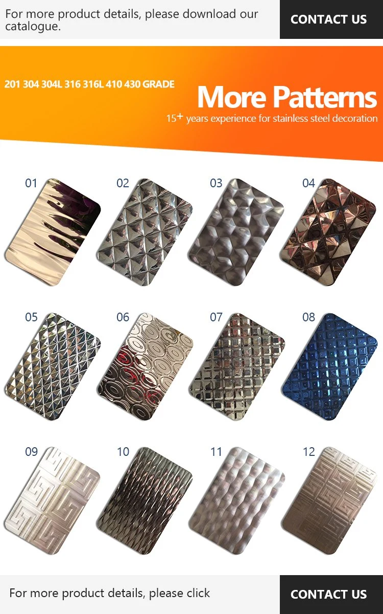 Hot Sale Corrugated Stainless Steel Sheet with 6wl Series